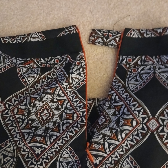 EP Pro Women's Golf Skort Skirt Geometric Multicolor Forbidden City Size 14.  FL - Picture 5 of 8